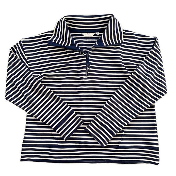 Vineyard Vines 1/4 Zip Pullover Relaxed Sweater - Picture 1 of 7